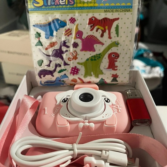 phankey Other - Phankey Pink Kids 32 GB Digital Camera Dog Face W/Stickers